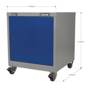 Sealey Mobile Industrial Cabinet 1 Shelf Locker API5659 Sealey - Dynamic Drive