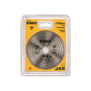 Dewalt Power Tools DT3711 Continuous Rim Diamond Cutting Disc 115 x 22.23mm DeWALT Power Tools - Dynamic Drive