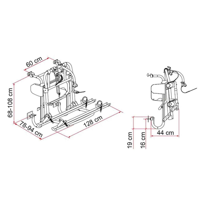Fiamma Carry-Bike Lift 77 (02096-30) Fiamma - Dynamic Drive