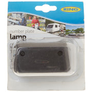Ring Automotive RCT780 Number Plate Lamp - Black (Large) (C/W Bulb) Ring Automotive - Dynamic Drive