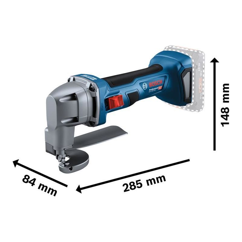 Bosch GSC 18V-16 E Professional Metal Shear 18V Bare Unit Bosch - Dynamic Drive
