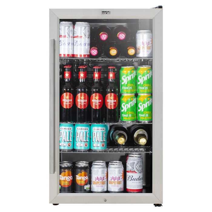 Baridi 85L Wine, Beer & Drinks Fridge with Thermostat - Stainless Steel Baridi  - Dynamic Drive