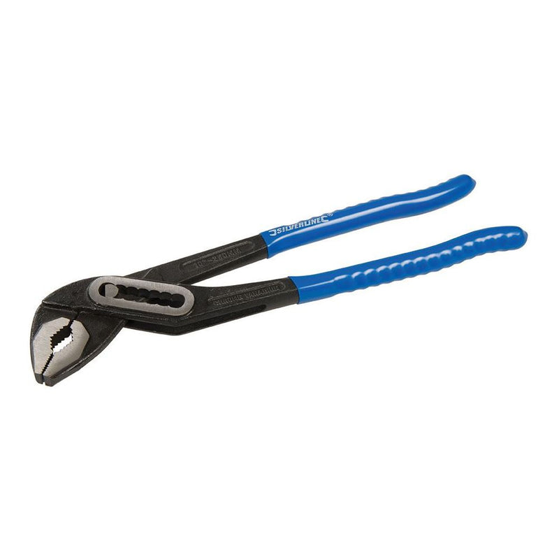 Silverline Slim Jaw Waterpump Pliers Length 250mm - Jaw 40mm Silverline - Dynamic Drive