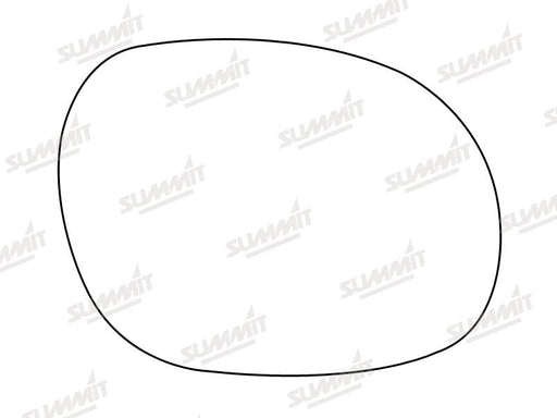 Summit Stick-On Standard Mirror Glass fits Kia Sedona 99 on RHS Summit - Dynamic Drive
