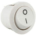 W4 250V Round Single Rocker Switch On/Off White 37202 W4 - Dynamic Drive