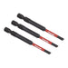 Sealey Slotted 4.5mm Impact Power Tool Bits 75mm 3pc AK8251 Sealey - Dynamic Drive