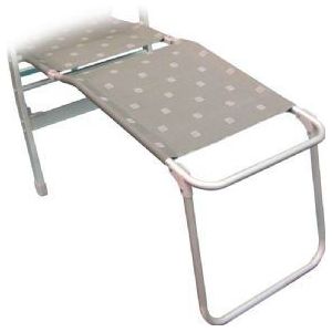 Via Mondo Footrest For Aluminium Highback Chair Grey QQ107696G Via Mondo - Dynamic Drive