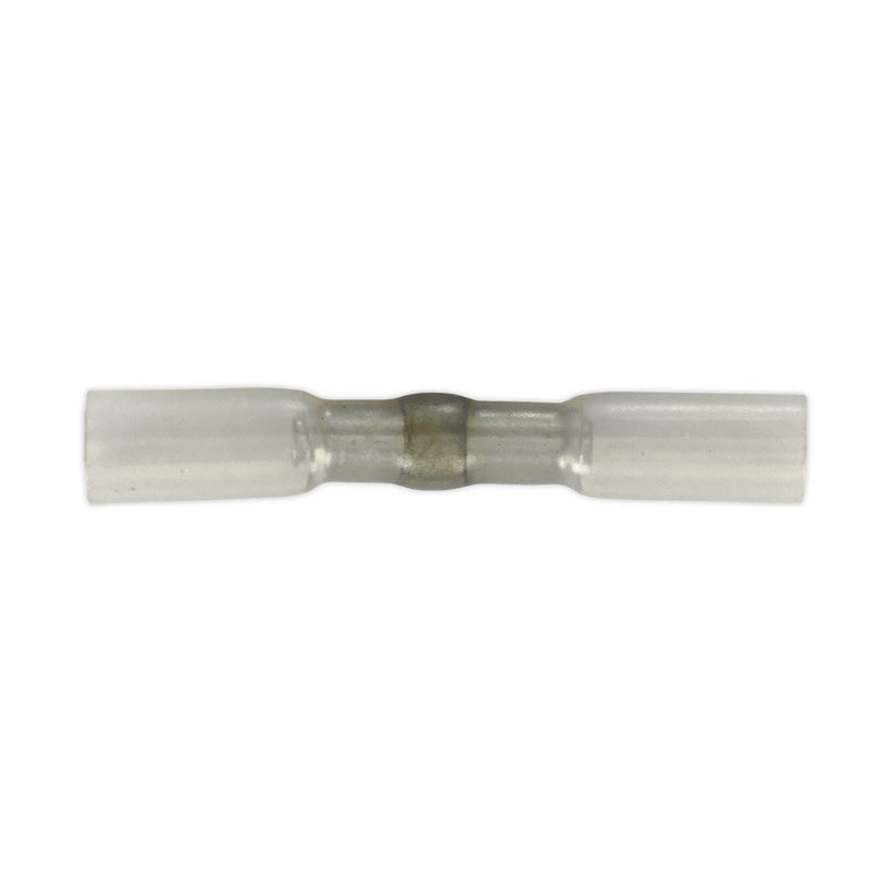 Sealey Heat Shrink Butt Connector with Crimp & Solder Clear Pack of 25 HSSB25C Sealey - Dynamic Drive