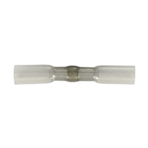 Sealey Heat Shrink Butt Connector with Crimp & Solder Clear Pk 25 HSSB25C Sealey  - Dynamic Drive