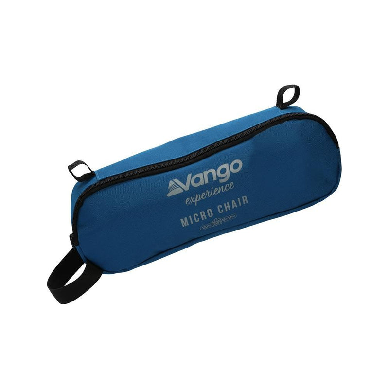 Vango Micro Steel Collapsible Camping Chair with Storage Bag - Mykonos Blue Vango  - Dynamic Drive