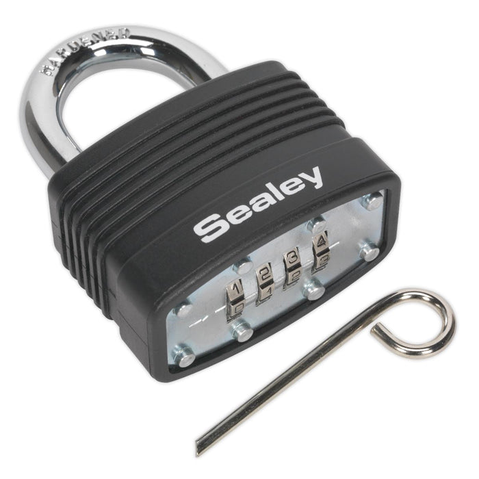 Sealey Steel Body Combination Padlock 46mm PL302C Sealey - Dynamic Drive