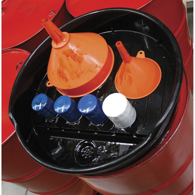 Sealey Oil Drum Drain Pan for 205L Drum DRP19 Sealey - Dynamic Drive