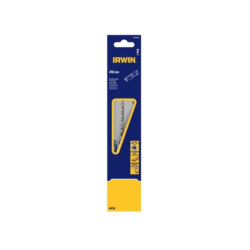 Irwin® Sabre Saw Blade Coarse Wood Cutting 240mm Pack of 2 IRWIN® - Dynamic Drive