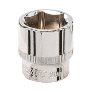 Silverline Socket 3/8" Drive 6pt Metric 20mm Silverline - Dynamic Drive