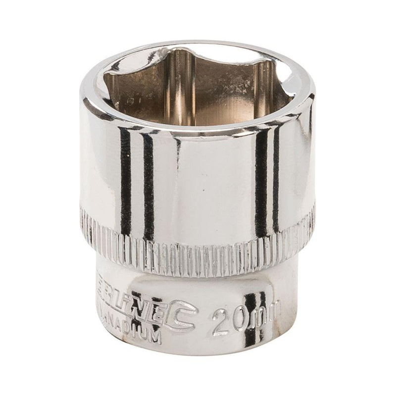 Silverline Socket 3/8" Drive 6pt Metric 20mm Silverline - Dynamic Drive