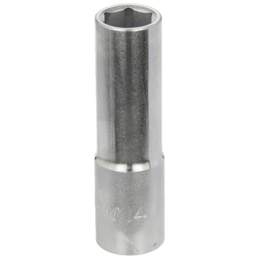 Laser Deep Socket 1/2"D 14mm 1607 Laser - Dynamic Drive