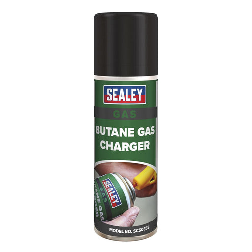 Sealey Butane Gas Charger 200ml Pack of 6 SCS035 Sealey  - Dynamic Drive