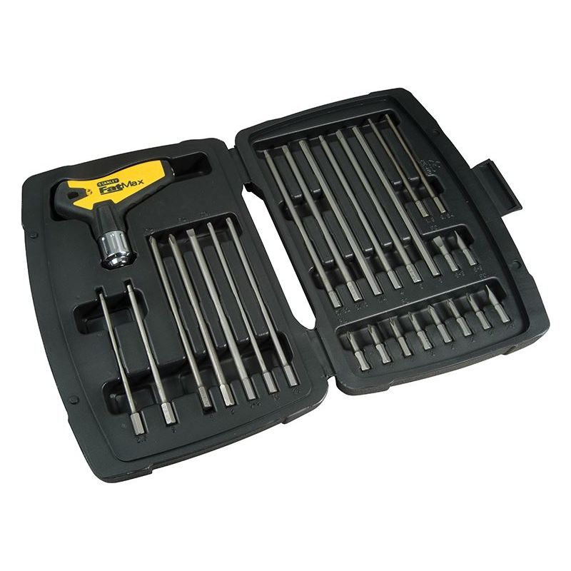 Stanley® Hand Tools Metric FatMax® T-Handle Ratchet Power Key Set, 27 Piece STANLEY® Hand Tools - Dynamic Drive