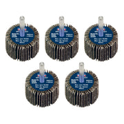 Sealey 40 x 30mm Abrasive Flap Wheel on 6mm Shaft 40Grit - Pack of 5 FW4030405 Sealey - Dynamic Drive