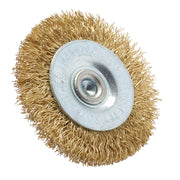 Draper Brassed Steel Crimped Wire Wheel Brush, 50mm 41427 Draper - Dynamic Drive