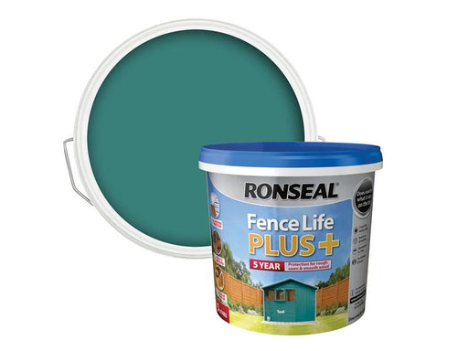 Ronseal Fence Life Plus+ Teal 5 litre Ronseal - Dynamic Drive