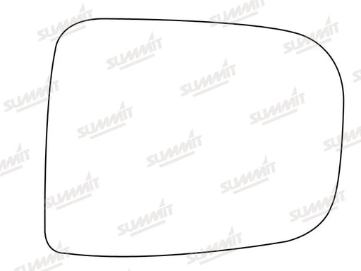 Summit Stick-On Standard Mirror Glass fits Toyota Previa 94 to 03 RHS Summit - Dynamic Drive