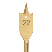 Silverline Titanium-Coated Flat Bit 22mm Silverline - Dynamic Drive