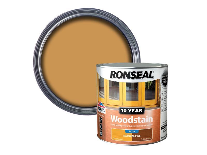 Ronseal 10 Year Woodstain Natural Pine 2.5 litre Ronseal - Dynamic Drive