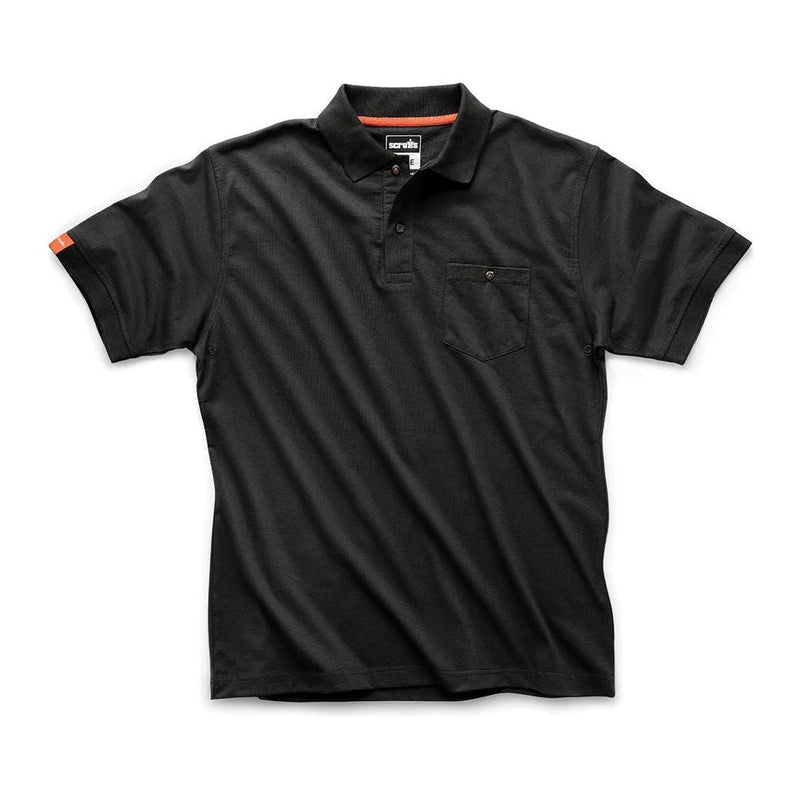 Scruffs Eco Worker Polo Black M Scruffs - Dynamic Drive