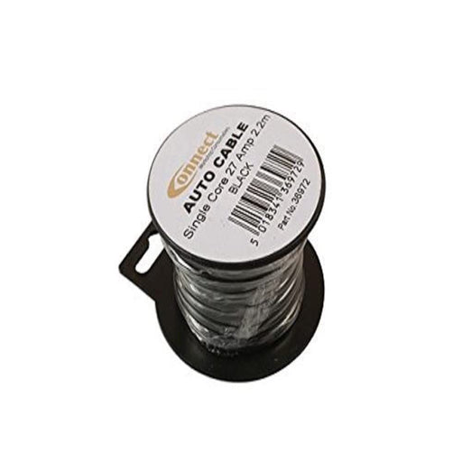 Connect Mini Reel Automotive Cable 27A Black 2.2m 36972 Tool Connection - Dynamic Drive