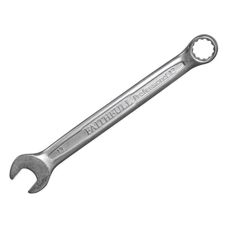Faithfull Combination Spanner CV Satin Finish 13mm Faithfull - Dynamic Drive