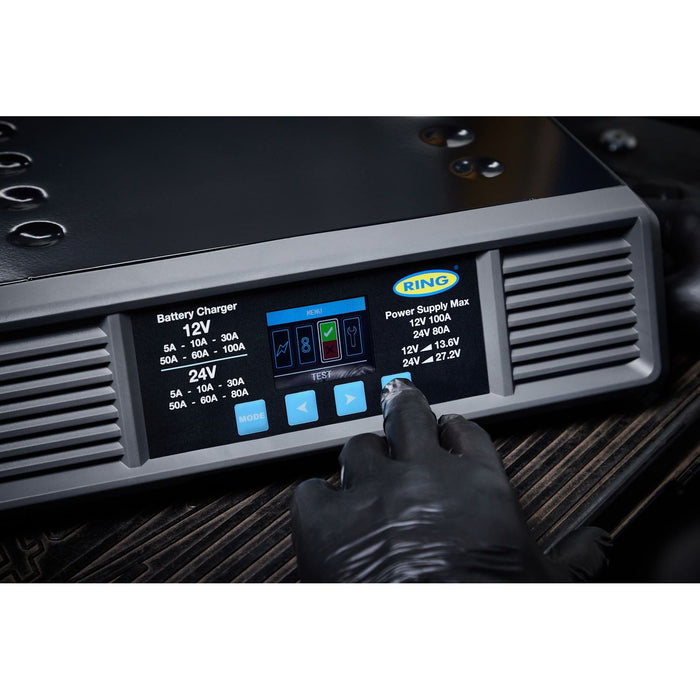 Ring Smart Charge Pro 100A 12/24V Ring Automotive - Dynamic Drive
