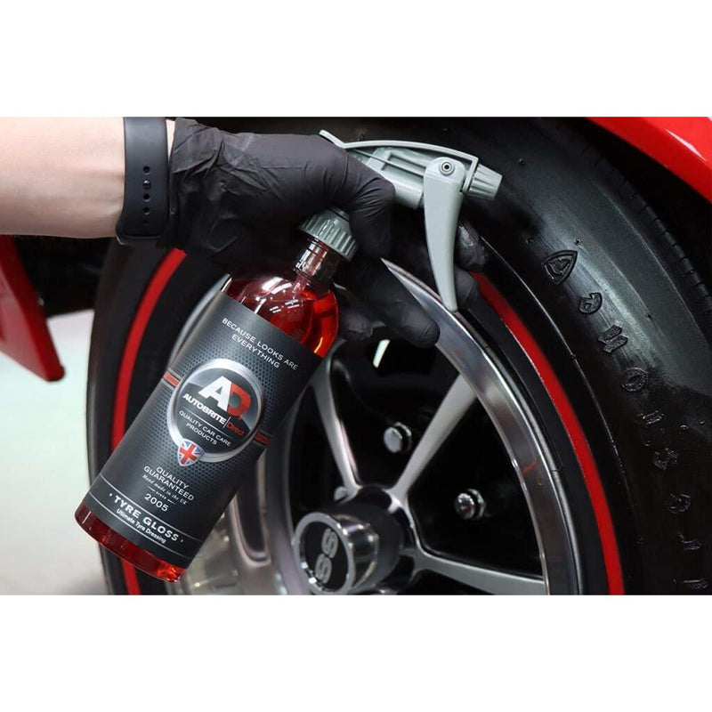 2x Autobrite Direct - Tyre Gloss Rich Silicone Tyre Shine Dressing  500ml spray Autobrite Direct  - Dynamic Drive