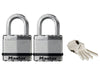Master Lock Excell™ Laminated Steel 45mm Padlock - 24mm Shackle - Keyed Alike x 2 Master Lock - Dynamic Drive