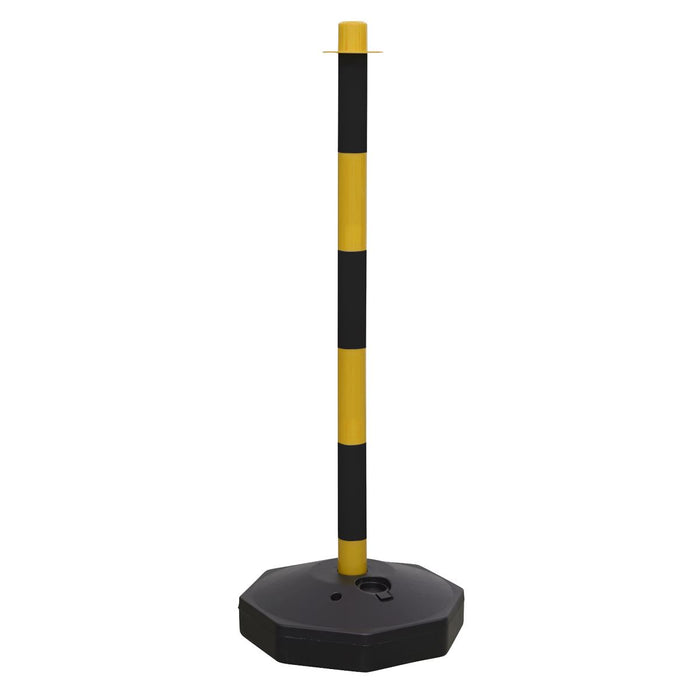 Sealey Post with Base - Black/Yellow BYPB01 Sealey - Dynamic Drive