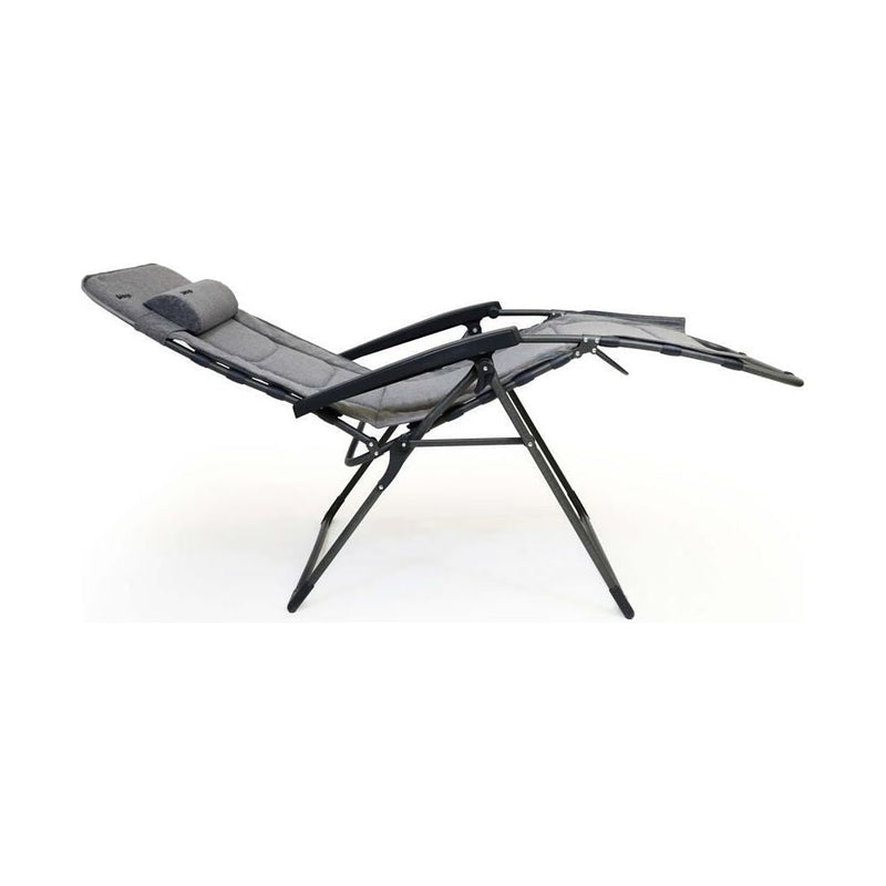 Vango Riviera Camping Lounger Heather Grey Chair Vango - Dynamic Drive