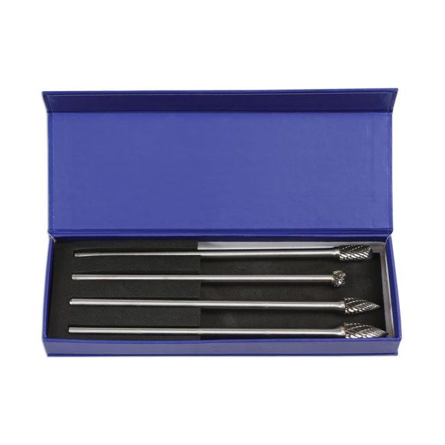 Laser Tungsten Carbide Burr Set 4pc 6988 Laser - Dynamic Drive