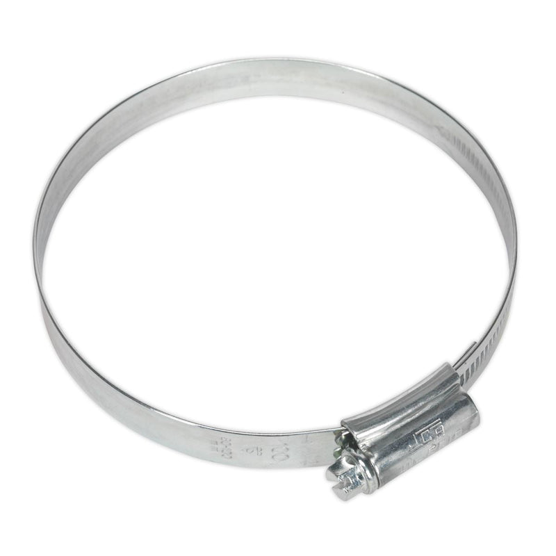Sealey HI-GRIPï Hose Clip Zinc Plated80-100mm Pack of 10 HCJ4X Sealey - Dynamic Drive