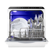 Baridi 2-4 Place Settings Mini Portable Tabletop Dishwasher, 5 Wash Functions Baridi - Dynamic Drive
