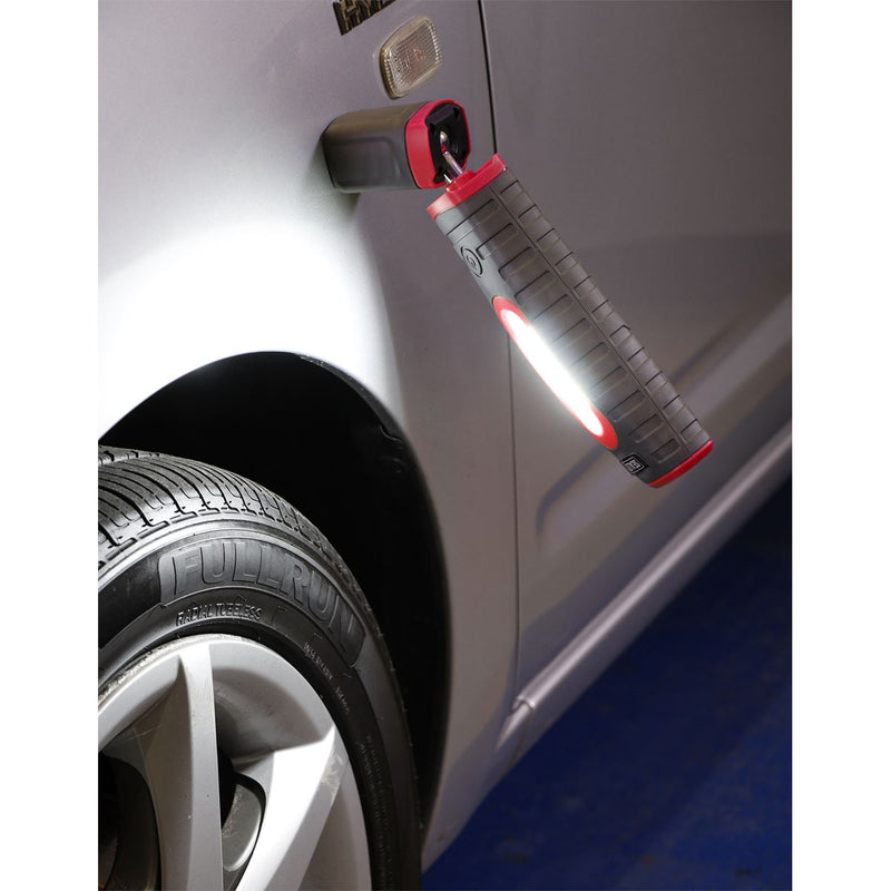 Sealey R/Charge 360 Insp Lamp 24 SMD LED + 3W LED Red 2 x Li-ion LED3606R Sealey  - Dynamic Drive