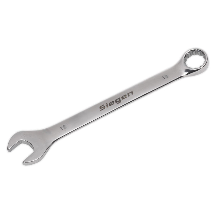 Sealey Combination Spanner 18mm S01018 Siegen by Sealey - Dynamic Drive