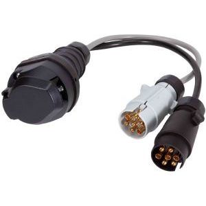 Vechline Power 13 Pin Socket To 7 Pin 12N/12S Plug QQ012041A Vechline - Dynamic Drive