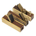 Sealey Mini Brass Plane Set 3pc MBP03 Sealey - Dynamic Drive