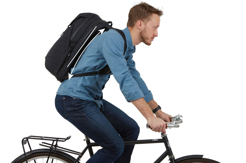Thule Paramount commuter backpack 27L black Cycling backpack Thule - Dynamic Drive