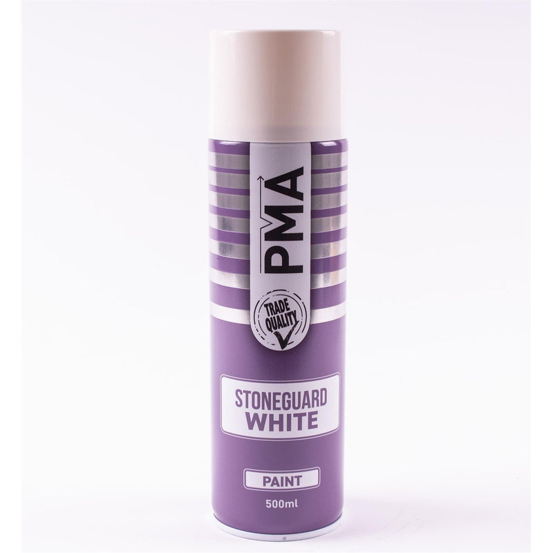 2x Stone Guard White Aerosol Spray Autotek AT00SGW500 UNDERSEAL 500 ML AEROSOL Autotek - Dynamic Drive