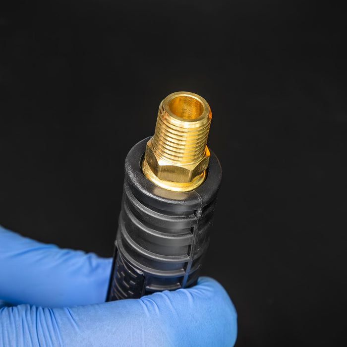 Sealey High-Visibility Hybrid Air Hose with 1/4"BSP Unions 10m x 8mm AHHC10G Sealey - Dynamic Drive