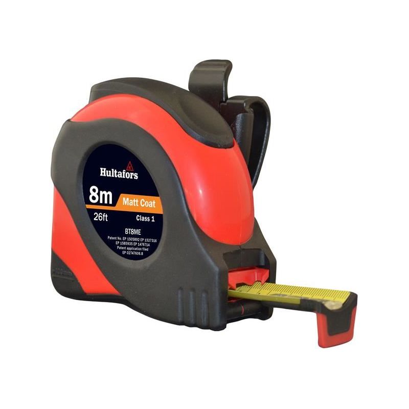 Hultafors BT8ME Big T Pocket Tape 8m/26ft (Width 25mm) Hultafors - Dynamic Drive