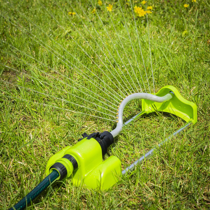 Sealey Oscillating Sprinkler - Brass Heads 17 Nozzle JS2122 Sealey - Dynamic Drive