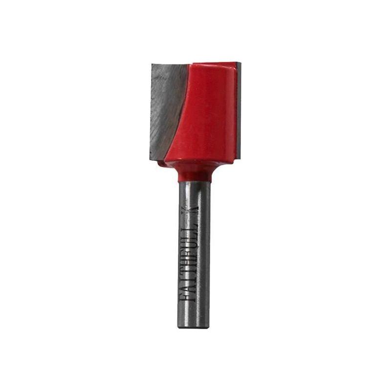 Faithfull Router Bit TCT Two Flute 18.2 x 21mm 1/4in Shank Faithfull - Dynamic Drive