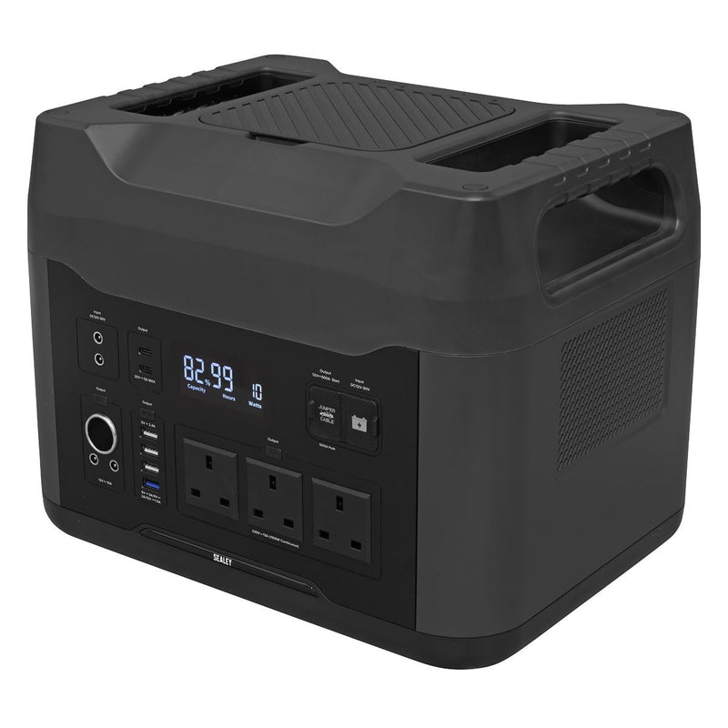 Sealey Portable Power Station 2200W SPB2200W Sealey - Dynamic Drive